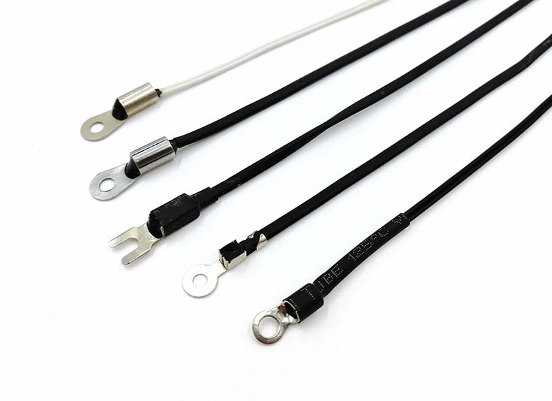 حساس حرارة رقمي DS18B20 — طرف حلقي, موصل 2.5mm, كابل XLPE