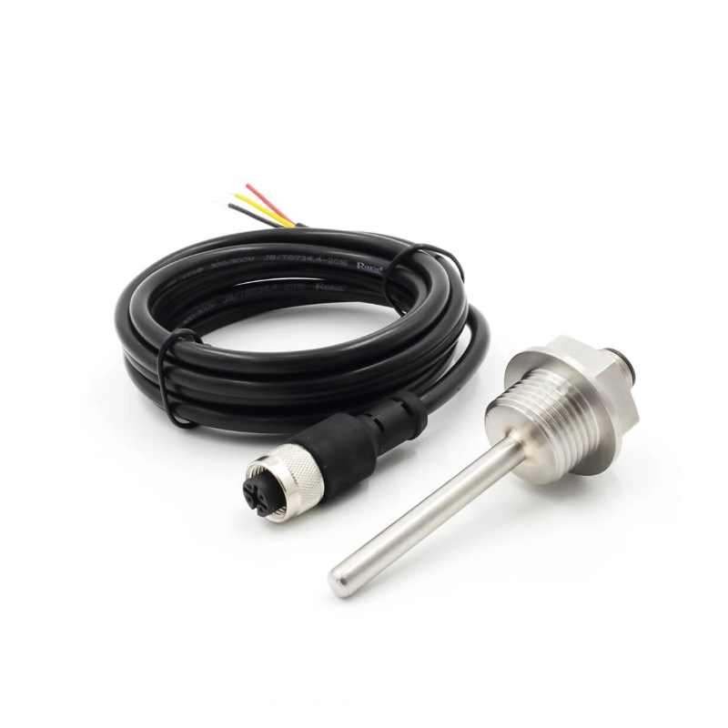 حساس حرارة رقمي DS18B20 — واجهة 1-Wire, لولب BSP 1/2″ وكابل قابل للفصل