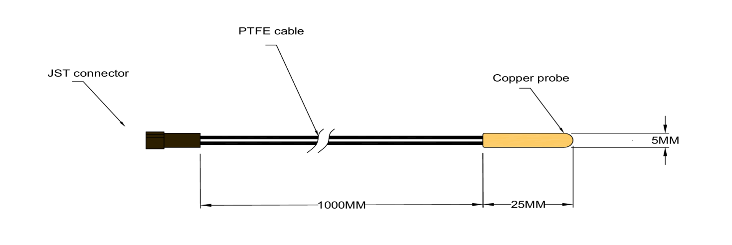 NTC 5k, hermistor Temperature Sensor Probe for HVAC