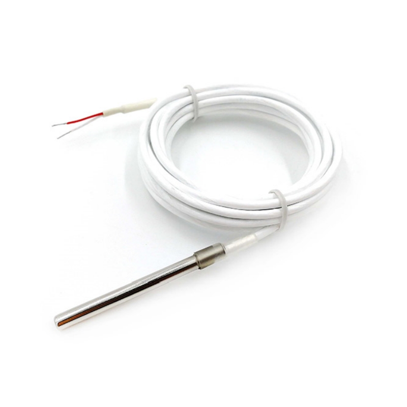 حساس حرارة بمقاومة حرارية NTC 10kΩ — غلاف SS304, موصل جاك 3.5mm