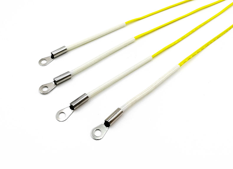 حساس حرارة رقمي DS18B20 — طرف حلقي, موصل 2.5mm, كابل XLPE