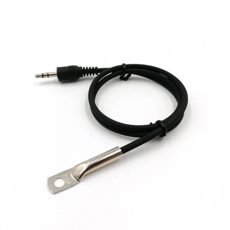 حساس حرارة رقمي DS18B20 — طرف حلقي, موصل 2.5mm, كابل XLPE