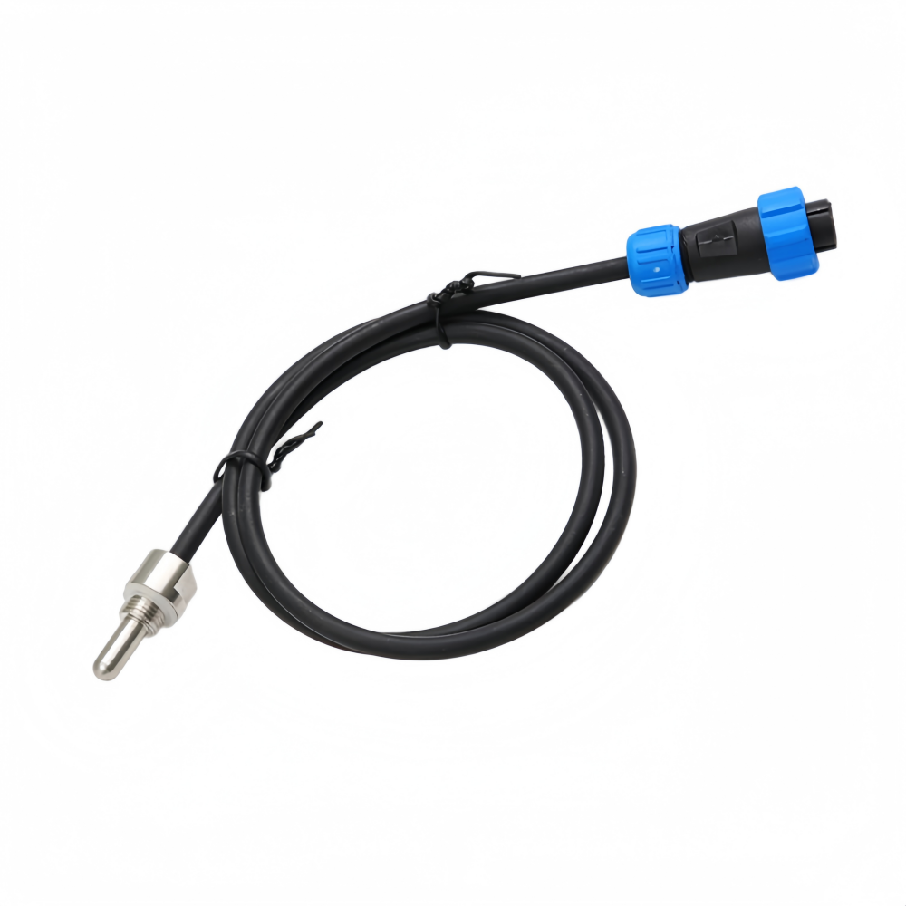 حساس حرارة رقمي DS18B20 — واجهة 1-Wire, موصل ملولب M8